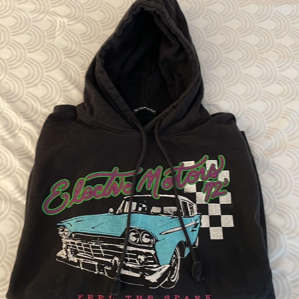 Brandy Mellville vintage car hoodie